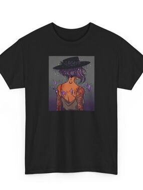 Purple-Haired Witch Illustration